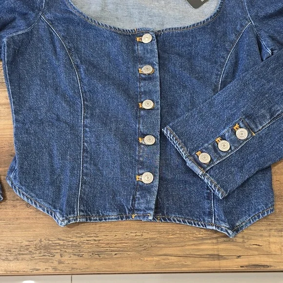 Levi's Weston Long Sleeve Corset Blouse - Picture 6 of 9